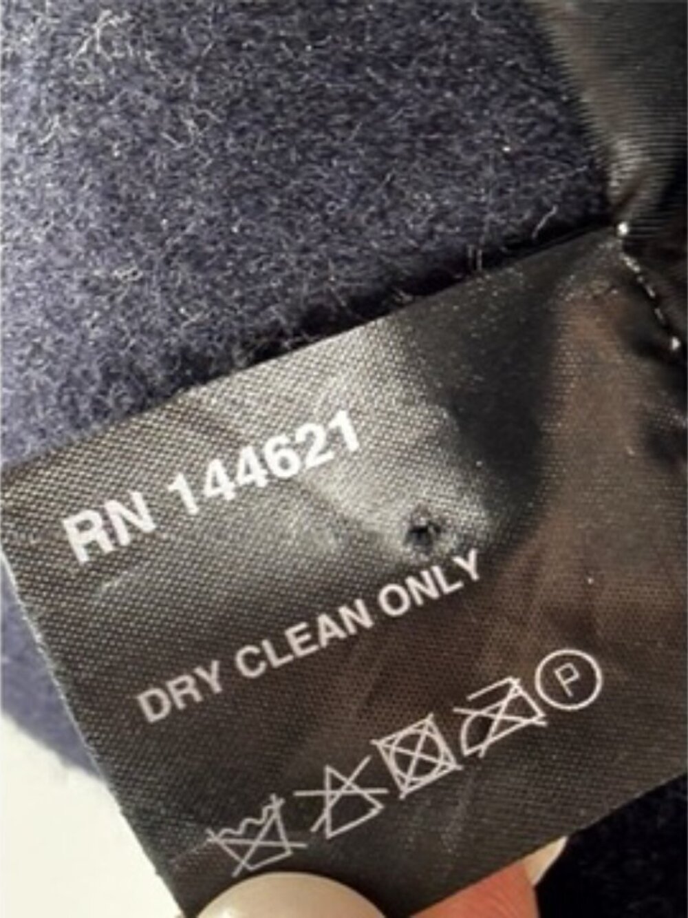 NLST NAVY thick wool blend military nautical peacoat Small - Picture 10 of 13